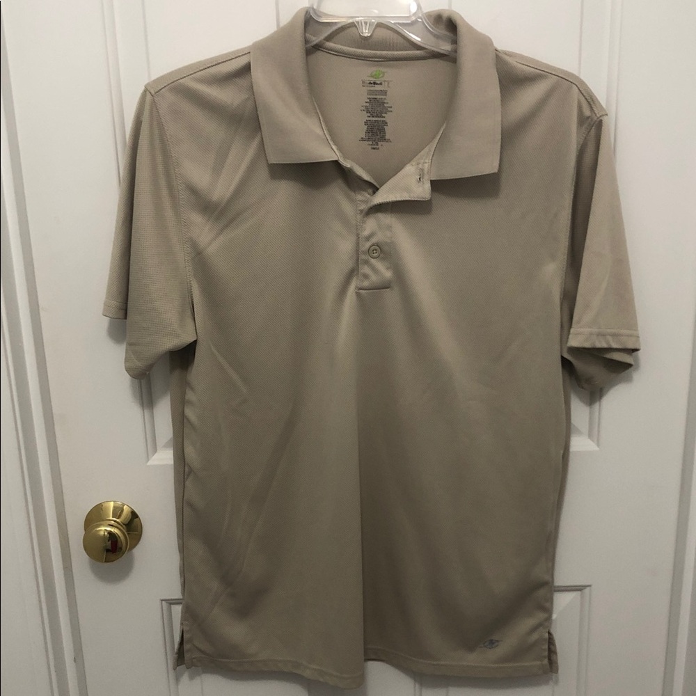 Men's Beige Polo Shirt